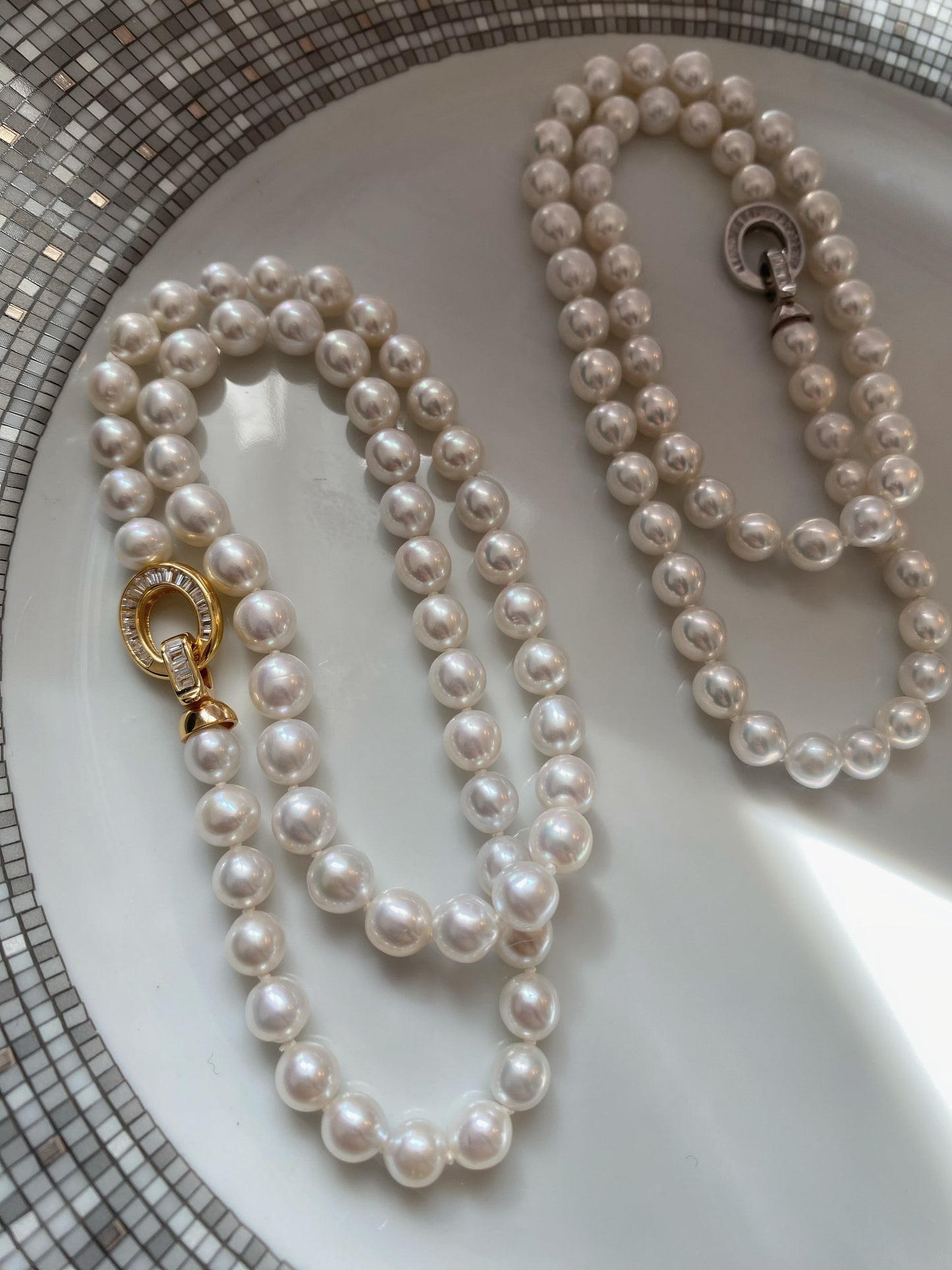 6-7mm freshwater akoya pearl necklace