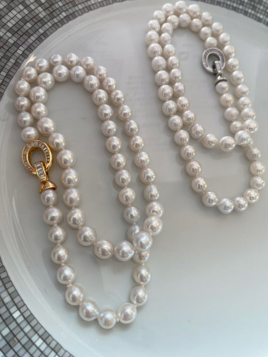 6-7mm freshwater akoya pearl necklace