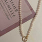 Pendant pearl necklace, 5-5.5mm