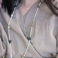 South sea pearl rope necklace, 85cm