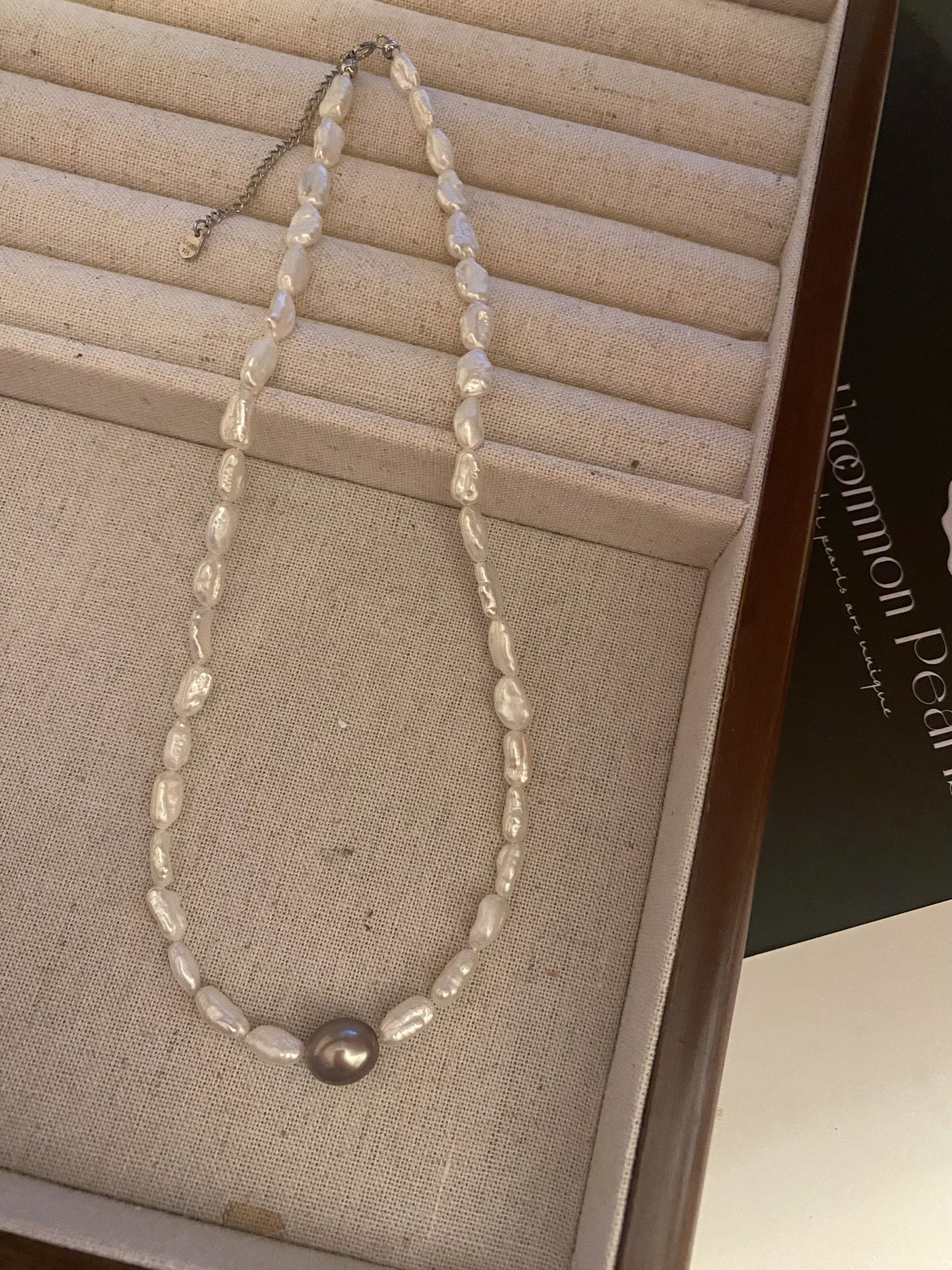 Keshi pearl necklace 40+5cm