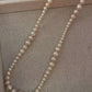 Necklace with pearls of gradual sizes, 50cm