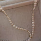 Y necklace with pearls of gradual sizes, 68cm