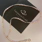 Y necklace with pearls of gradual sizes, 68cm