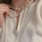 Garland pearl necklace 38+5cm