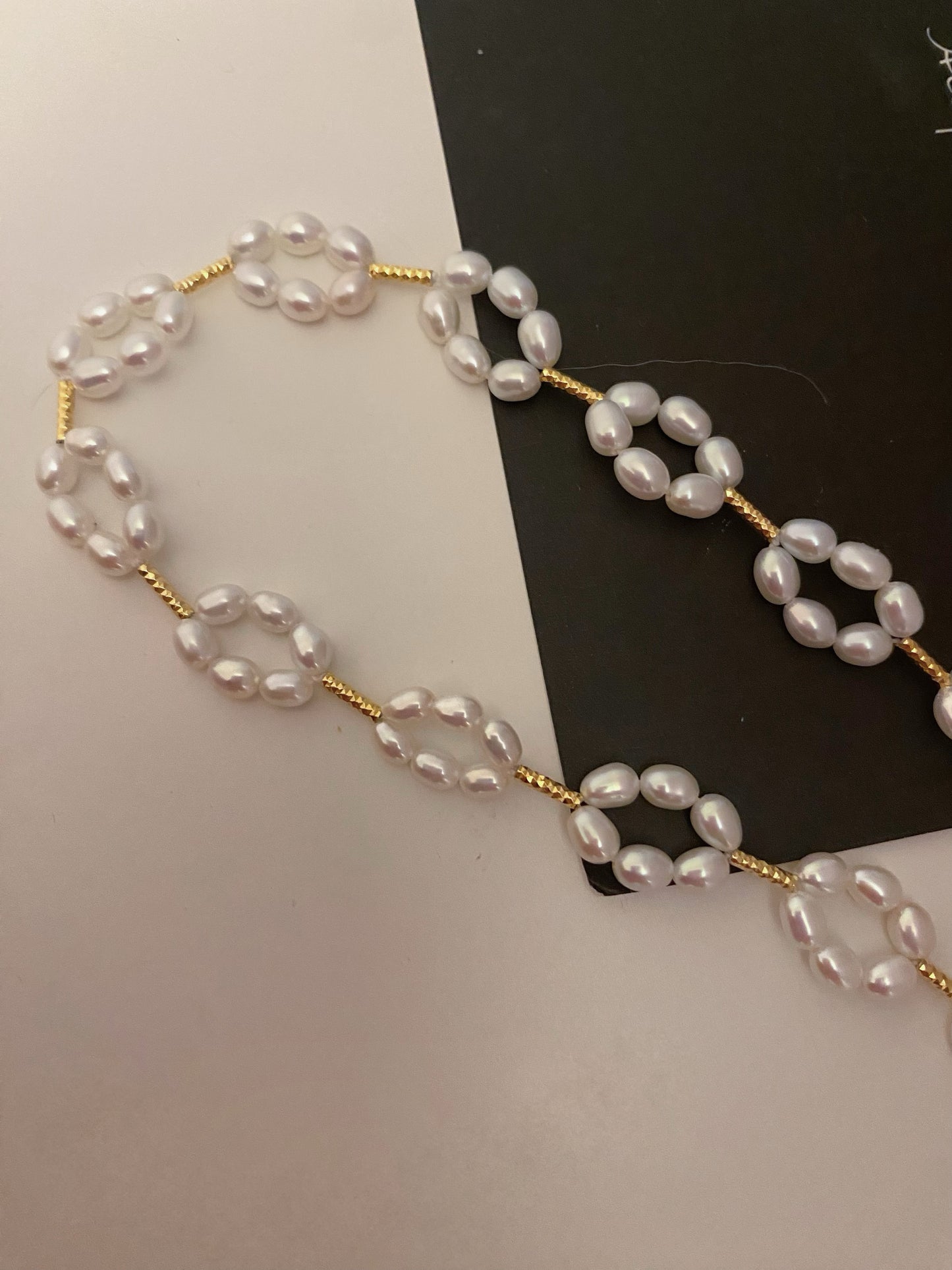 Garland pearl necklace 38+5cm