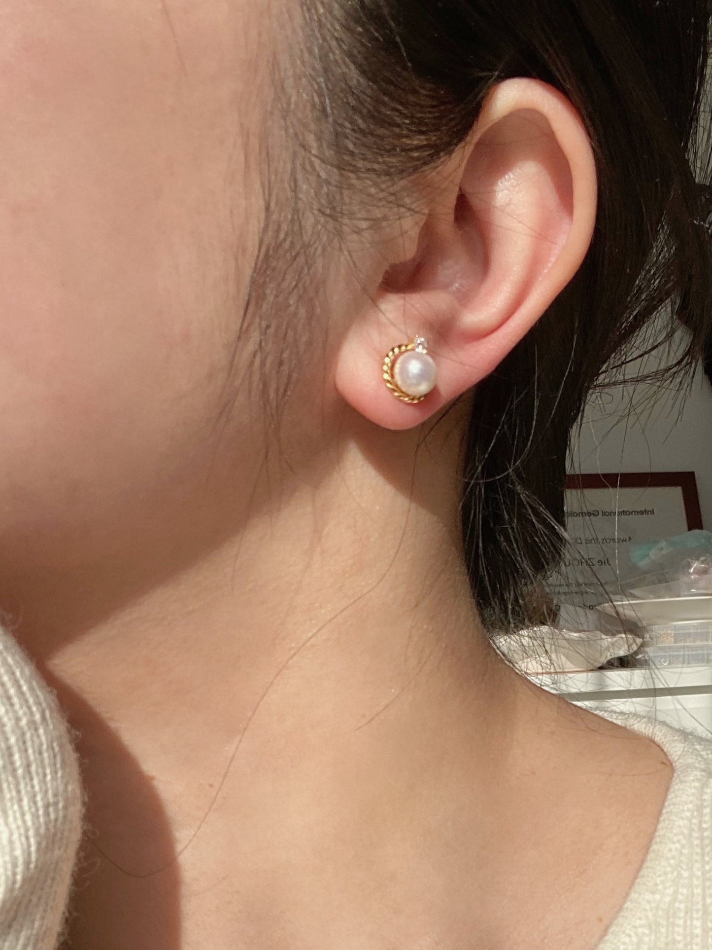 2 en 1, Boucles d'oreilles torsadées