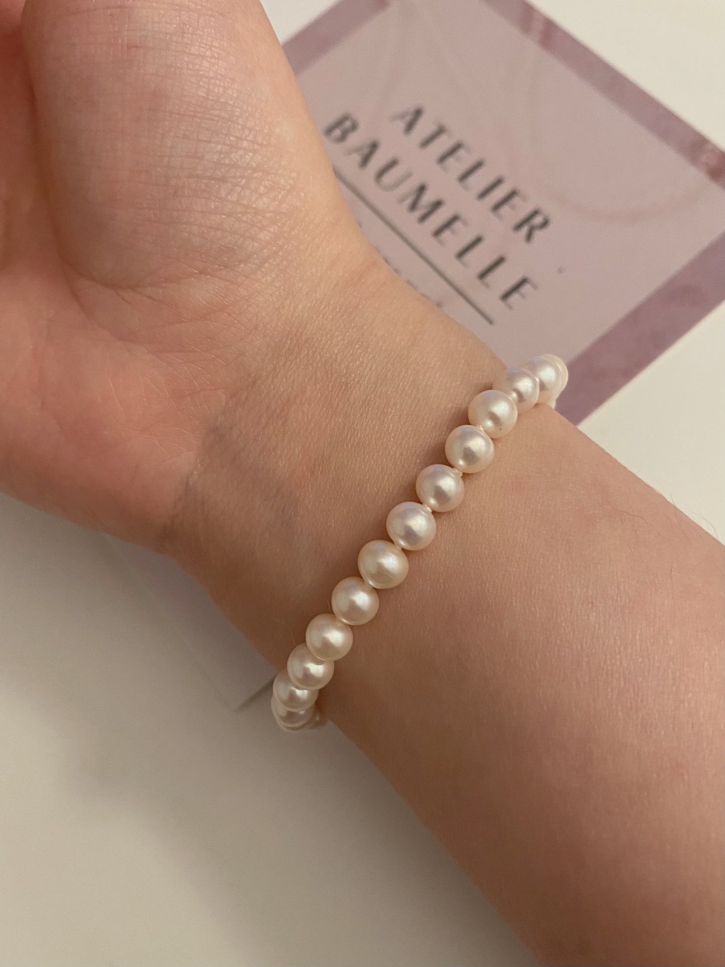 Bracelet en perles, 5-6mm