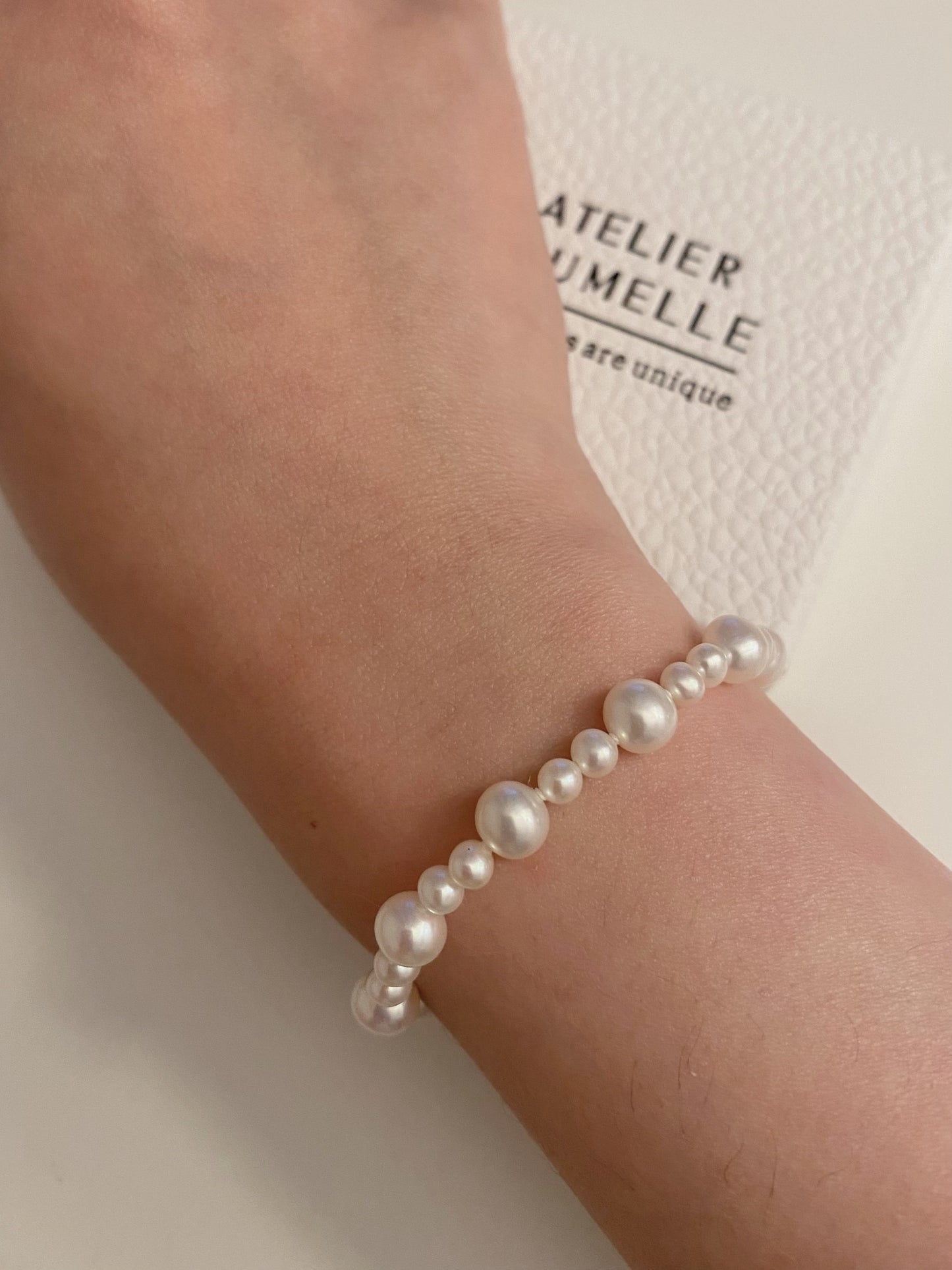 Bracelet station en perles