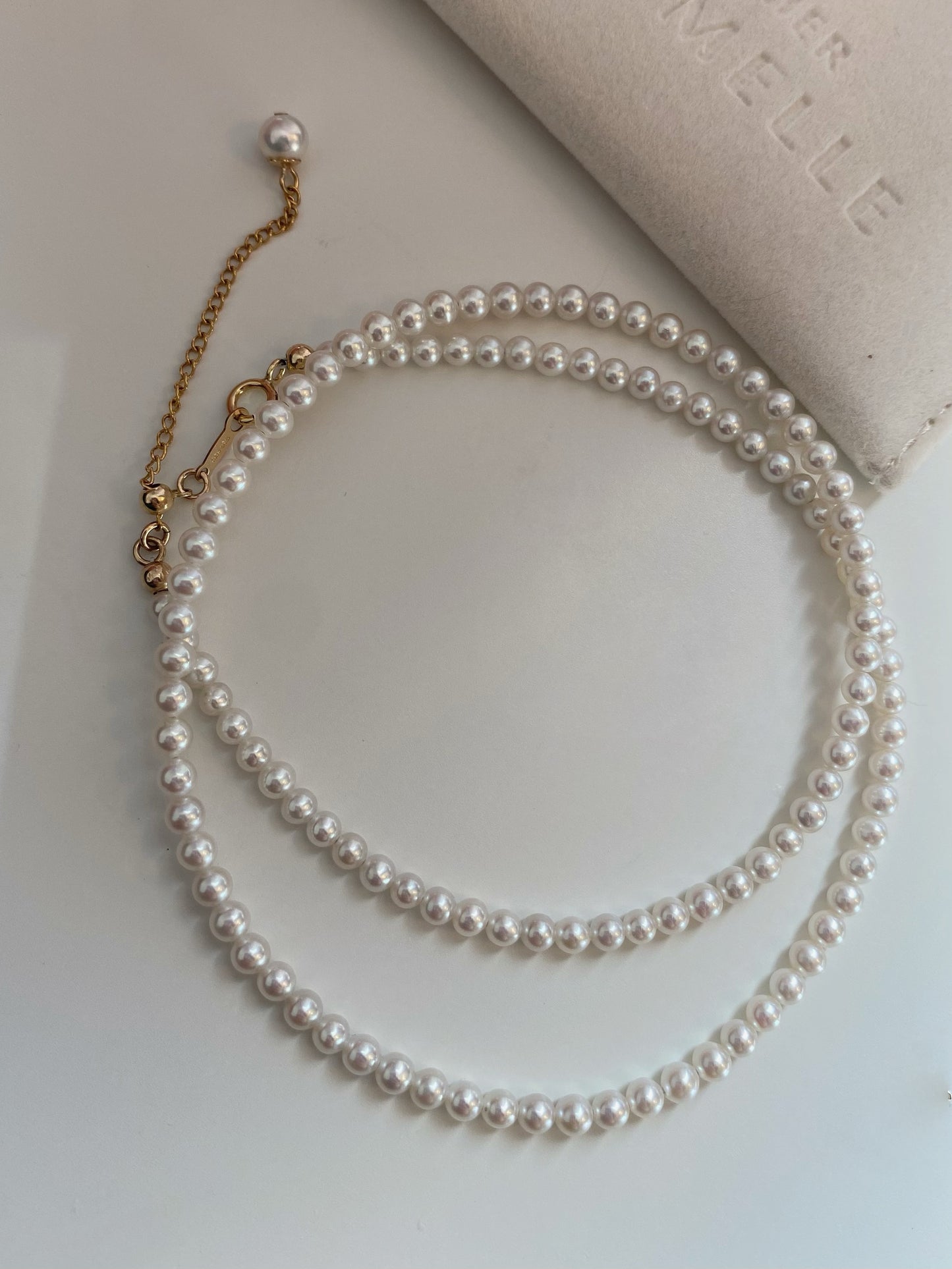 Freshwater akoya pearl necklace