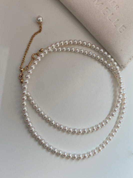 Freshwater akoya pearl necklace