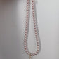 Excellent oval pearl necklace, 4-5 or 5-6mm