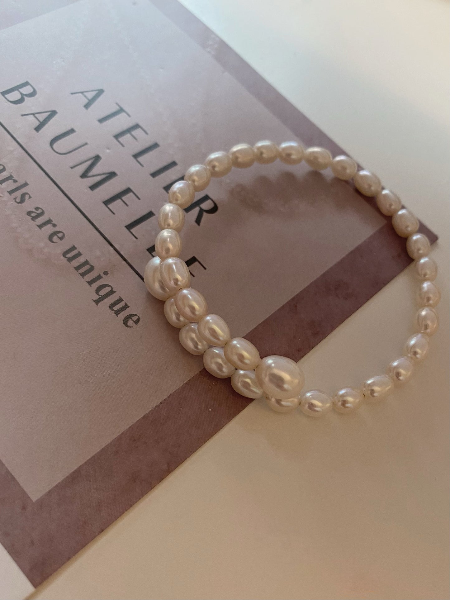 Fil mémoire perles bracelet 