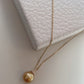 South sea golden pearl pendant necklace 18K GOLD