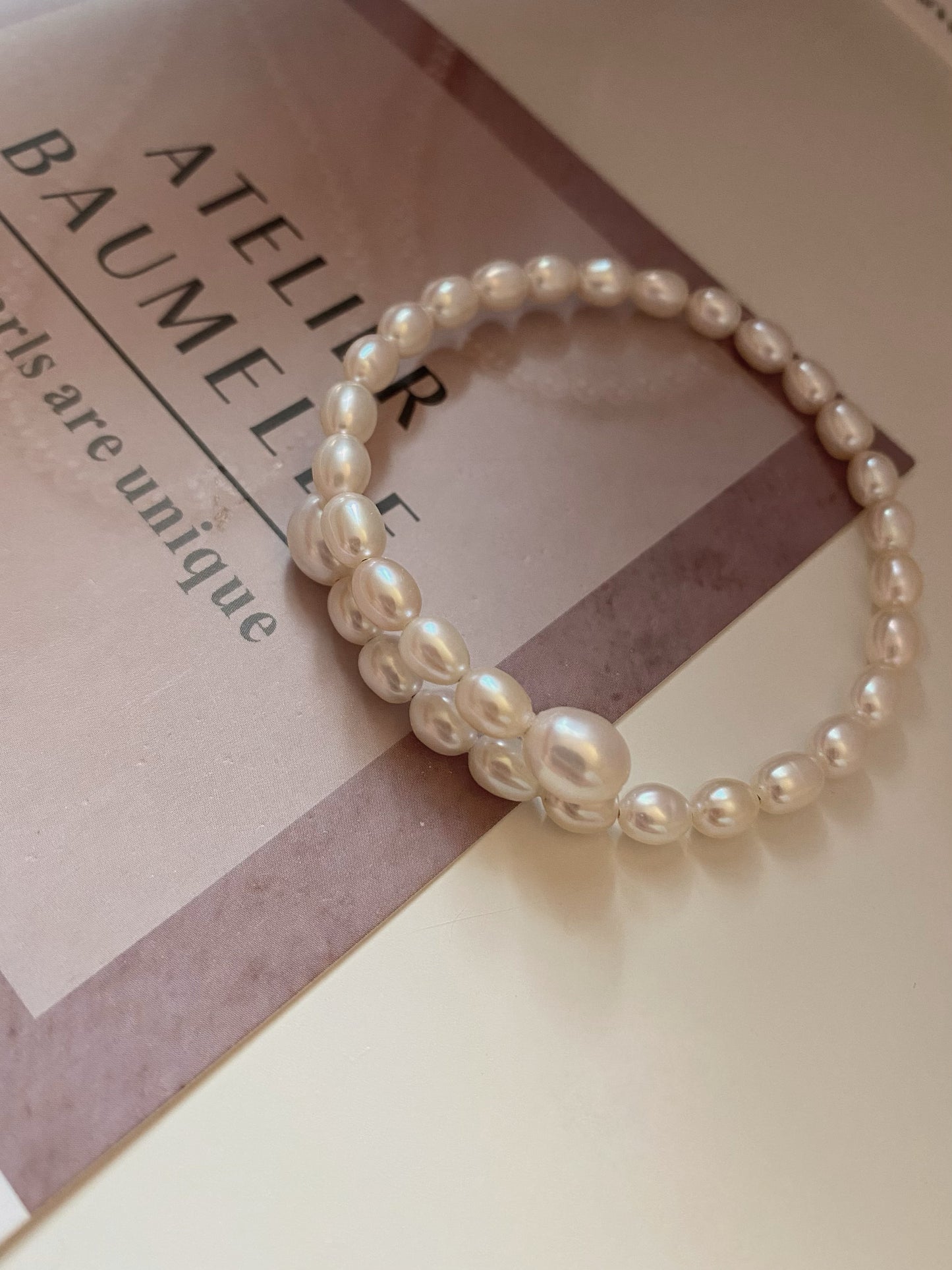 Fil mémoire perles bracelet 