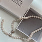 Bowknot pearl necklace