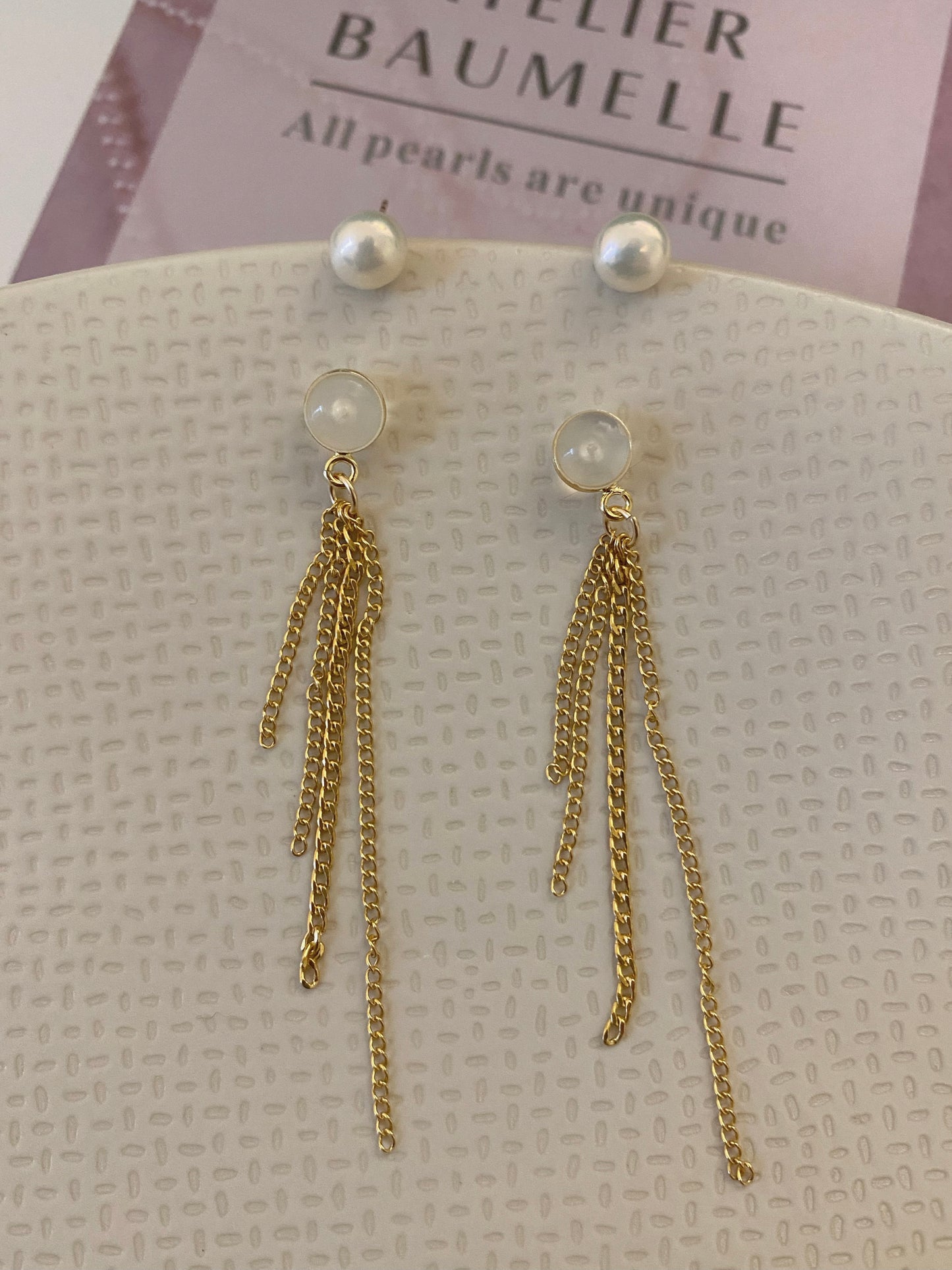 2 in 1, Tassel Earrings