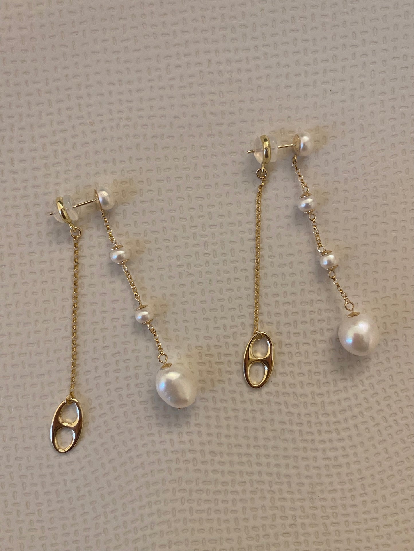 2 in 1, Pearl Drop earrings