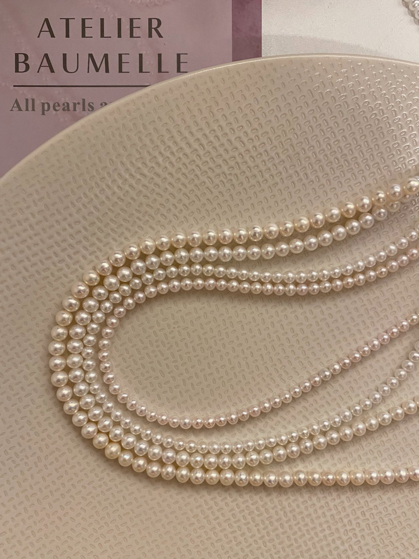 (Special Color) Pearl necklace