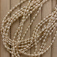 Interlaced oval pearl necklace, 4-5mm