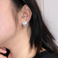 Excellent lustre Mabe pearl stud earring