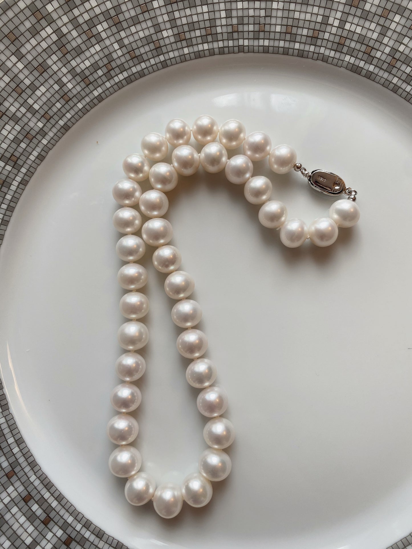 (Limited) Pearl necklace 11-12mm, heritage quality