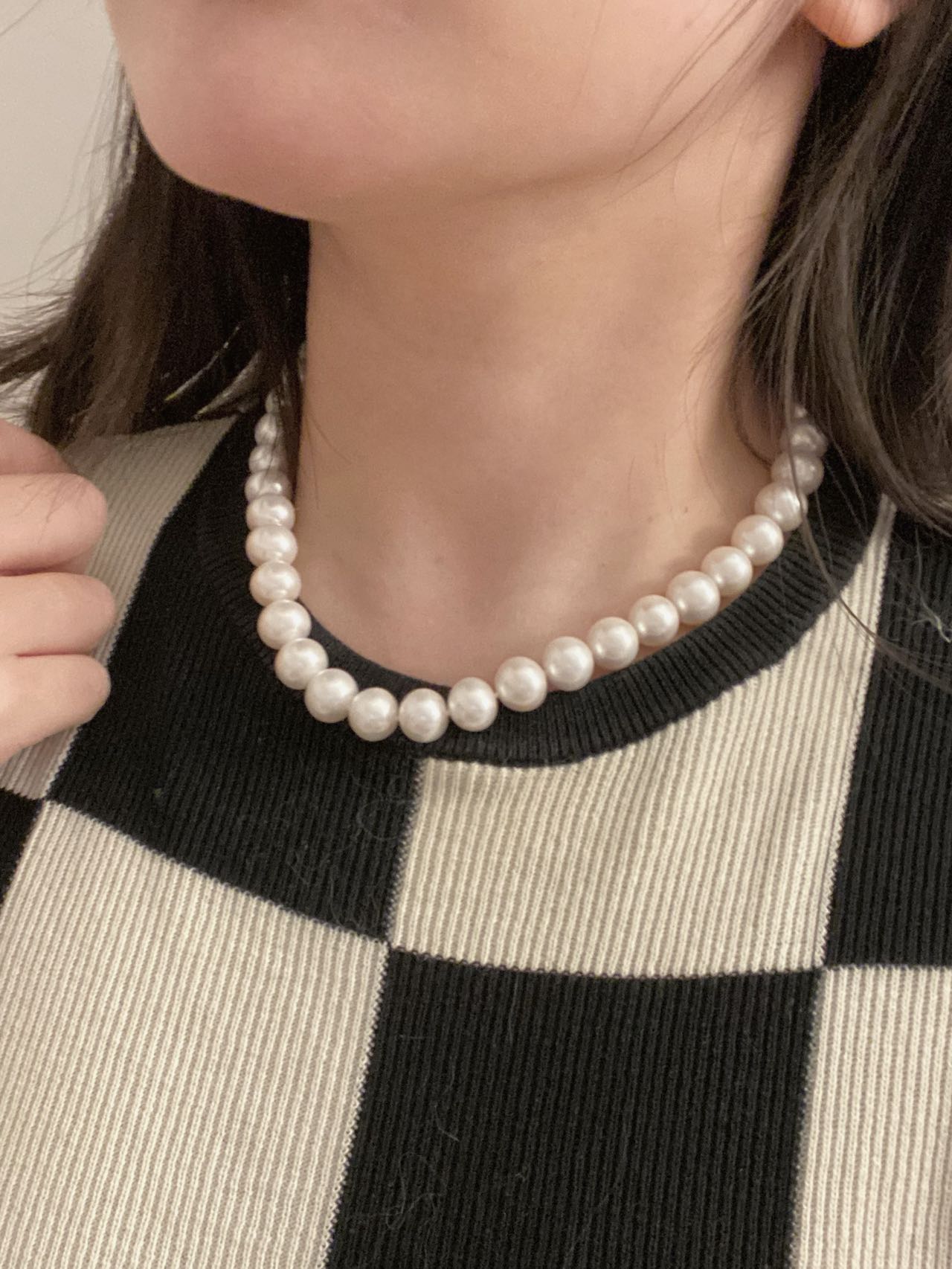 (Limited) Pearl necklace 11-12mm, heritage quality