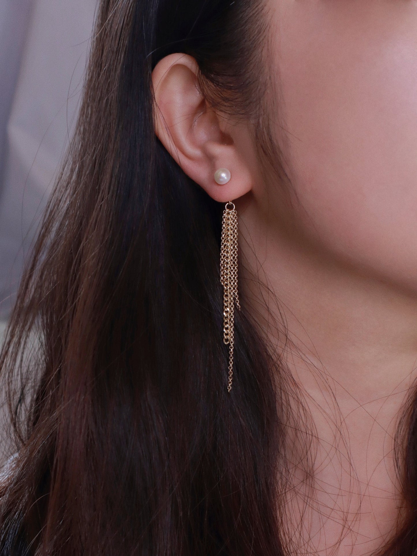 2 in 1, Tassel Earrings